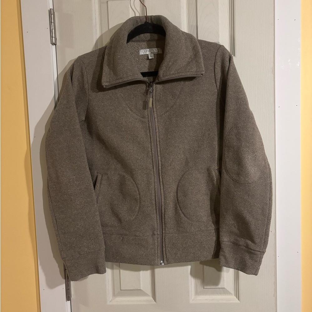 Ellen Tracy Taupe Textured Jacket
